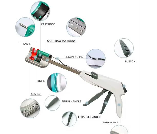 curved cutter stapler